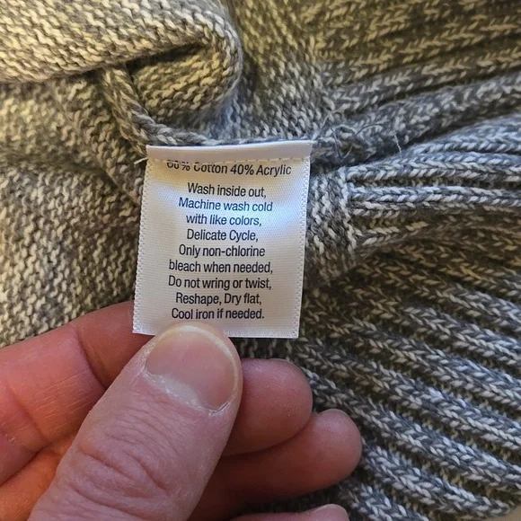 Urban Pipeline mens 1/4 zip sweater, large - Picture 3 of 3